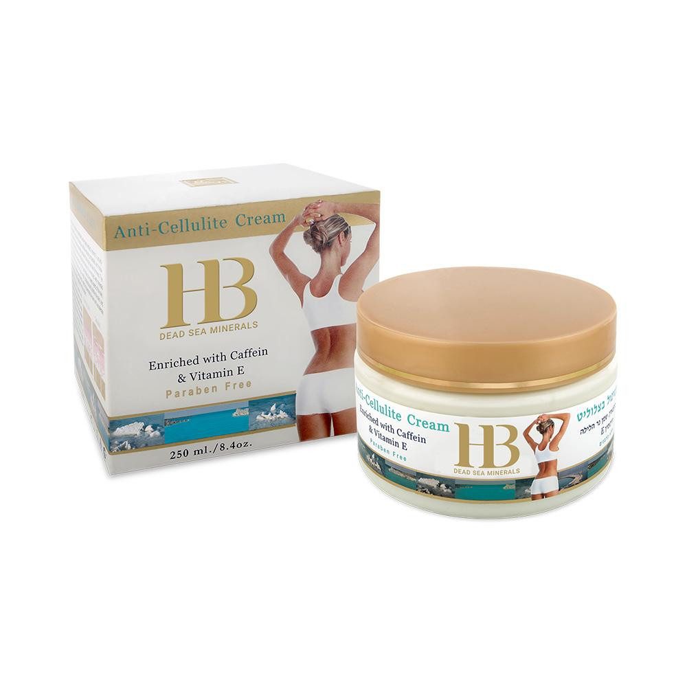 H.B. Dead Sea Minerals Körpercreme Health&Beauty Anti-Cellulite-Creme mit Koffein 250ml