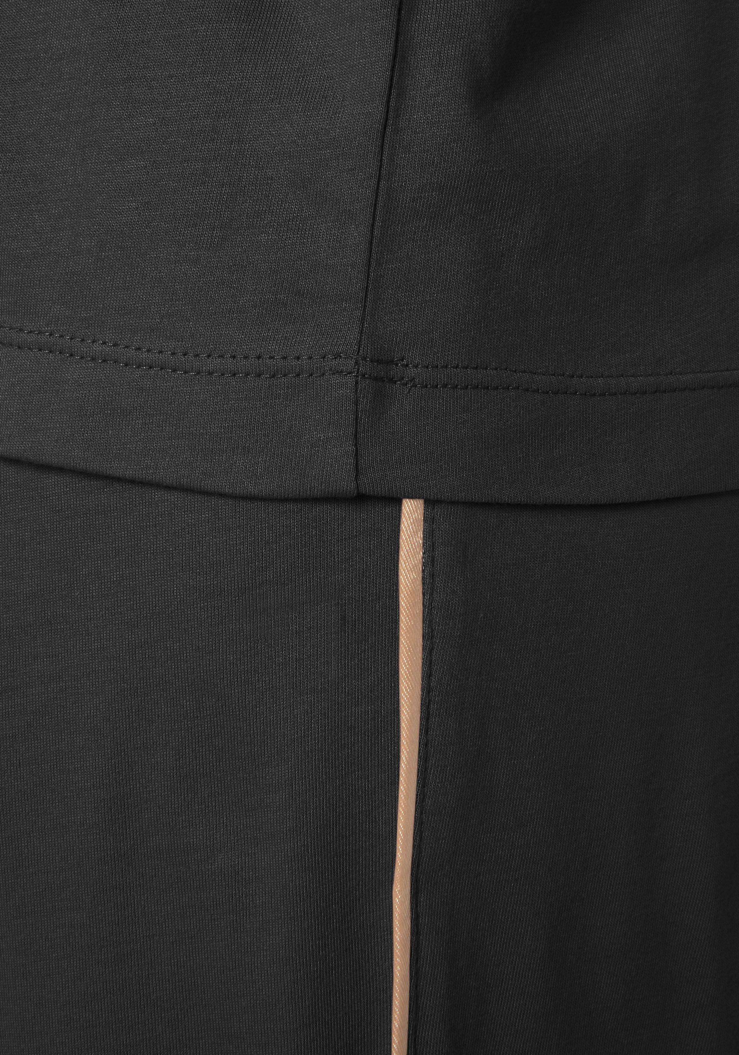 Vivance Dreams Pyjama (2 schönem tlg) schwarz mit Foildruck