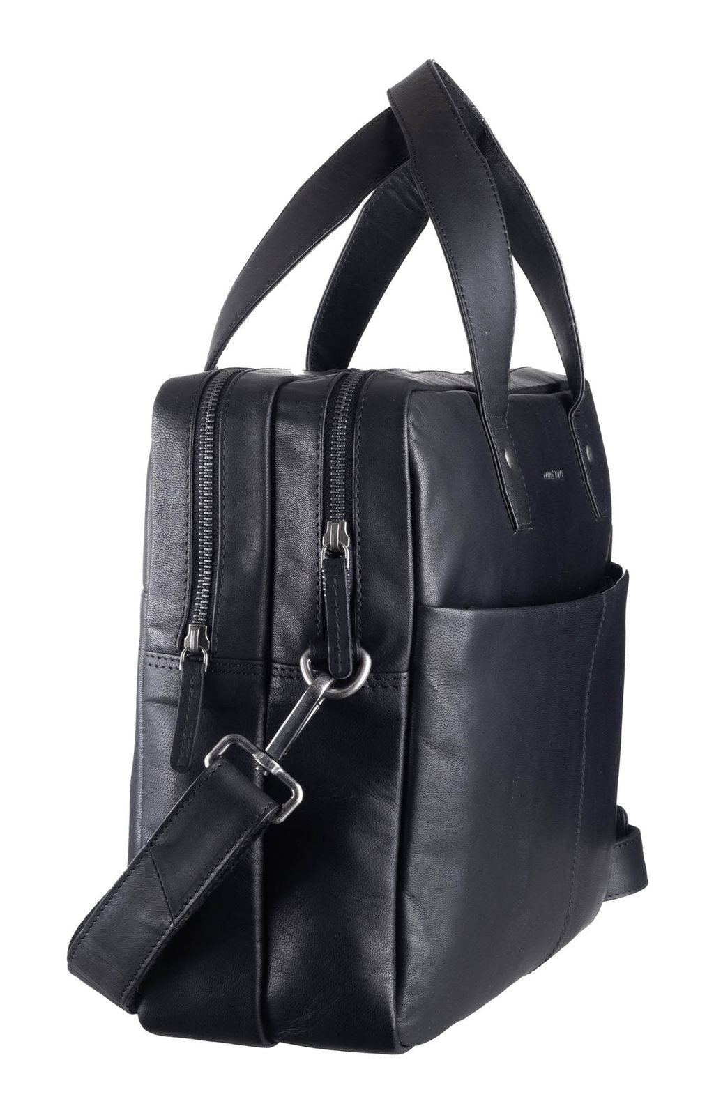 Greenburry Businesstasche Business Bag, aus echtem Ziegenleder