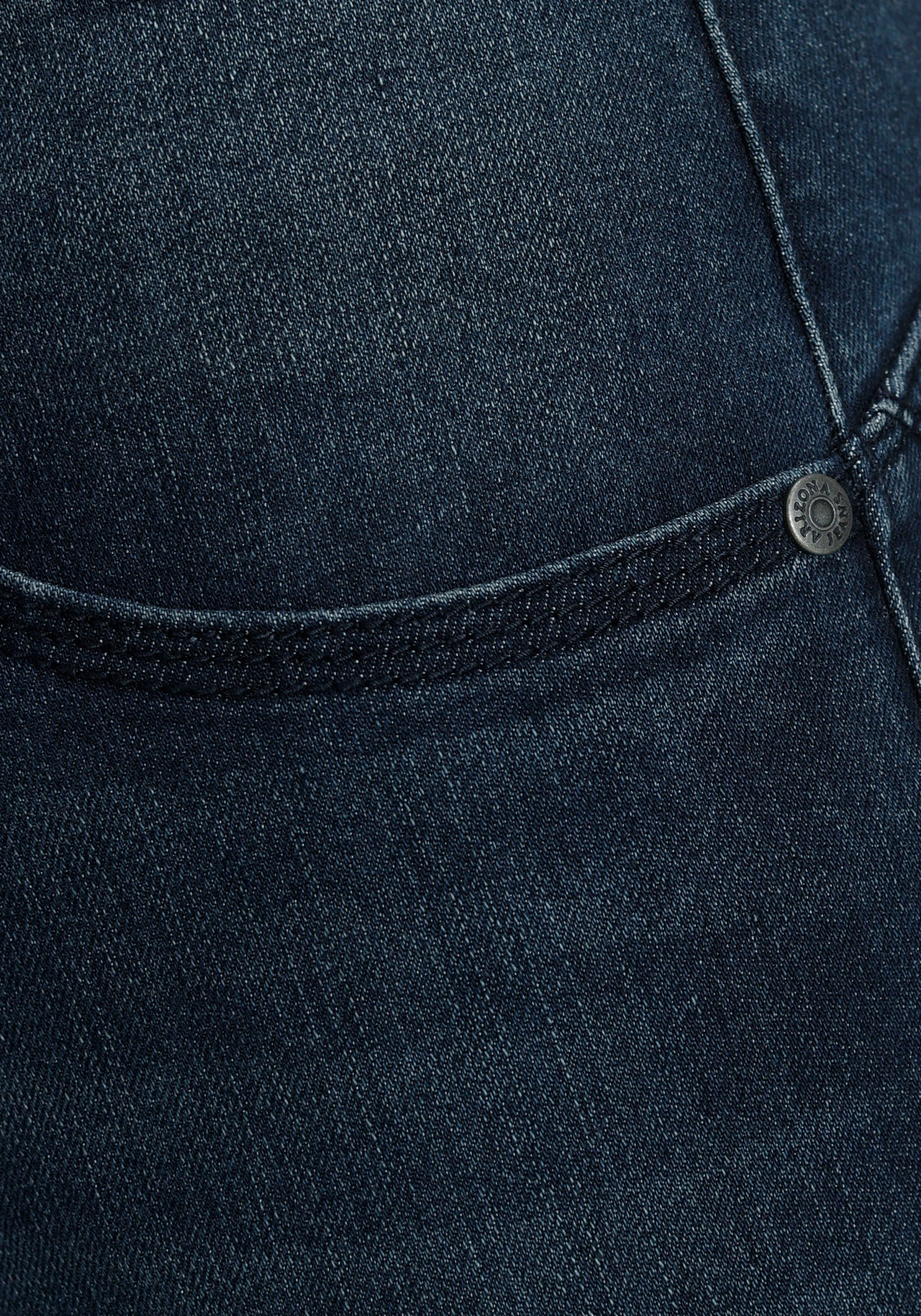 Arizona Skinny-fit-Jeans Shaping Mid Waist darkblue-used