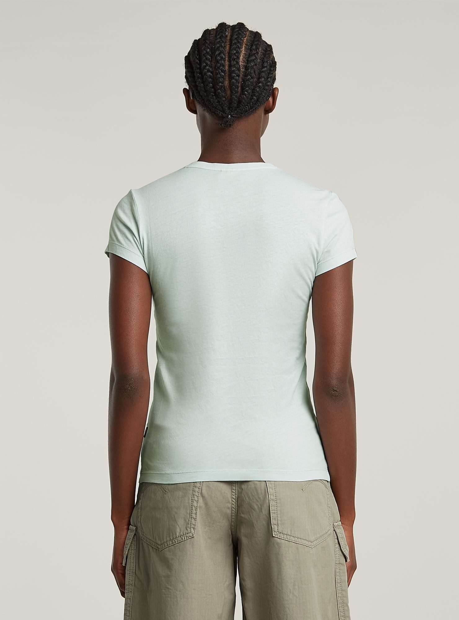 G-STAR T-Shirt Overdyed Eyben Slim V-Neck Top 2.0