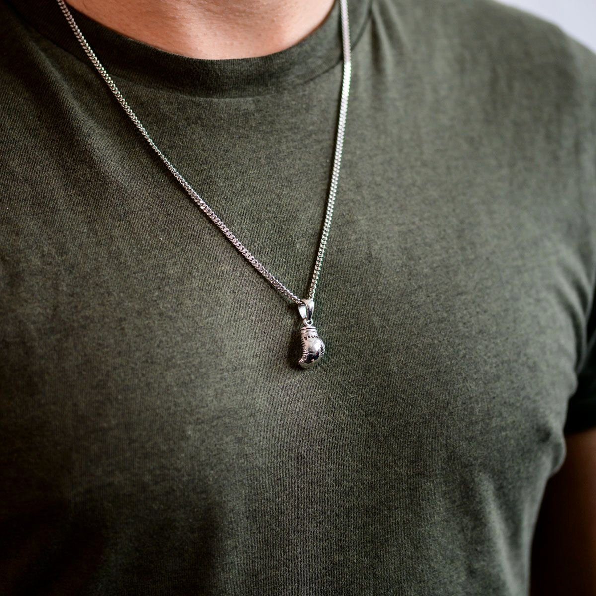 Materia Kettenanhänger Silber Herren Boxhandschuh Kampfsport geschwärzt KA- günstig online kaufen