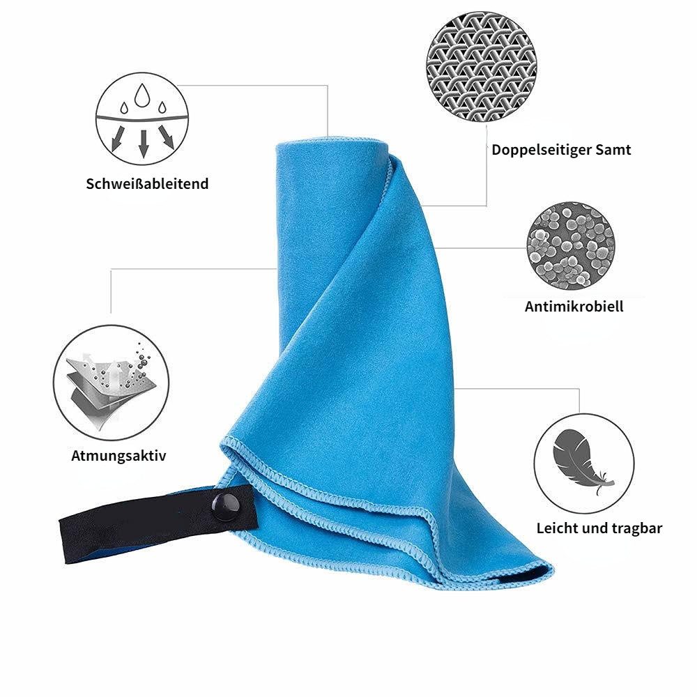 Blusmart Reisehandtuch Schnelltrocknendes Sporthandtuch, Mikrofaser (Reiseh günstig online kaufen