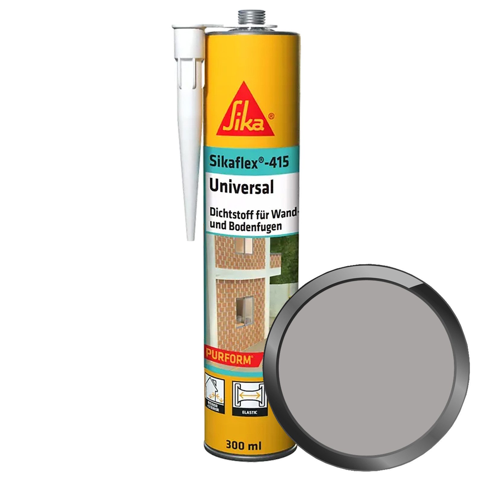 Sika Montagekleber Sikaflex 415 Universal - 0.3 Ltr (Betongrau)
