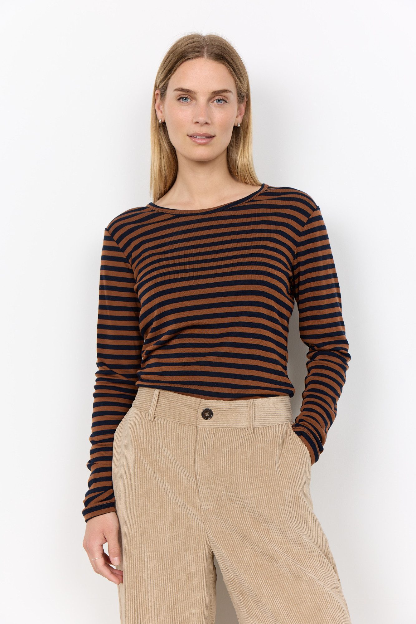 soyaconcept Langarmshirt SC-HELLE YD 1 Materialmix