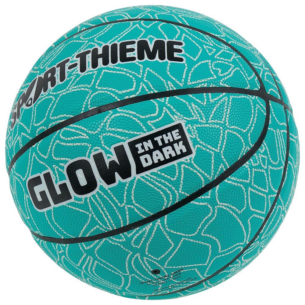 Sport-Thieme Basketball Basketball Glow in the Dark, Ermöglicht das Spiel zu jeder Tageszeit
