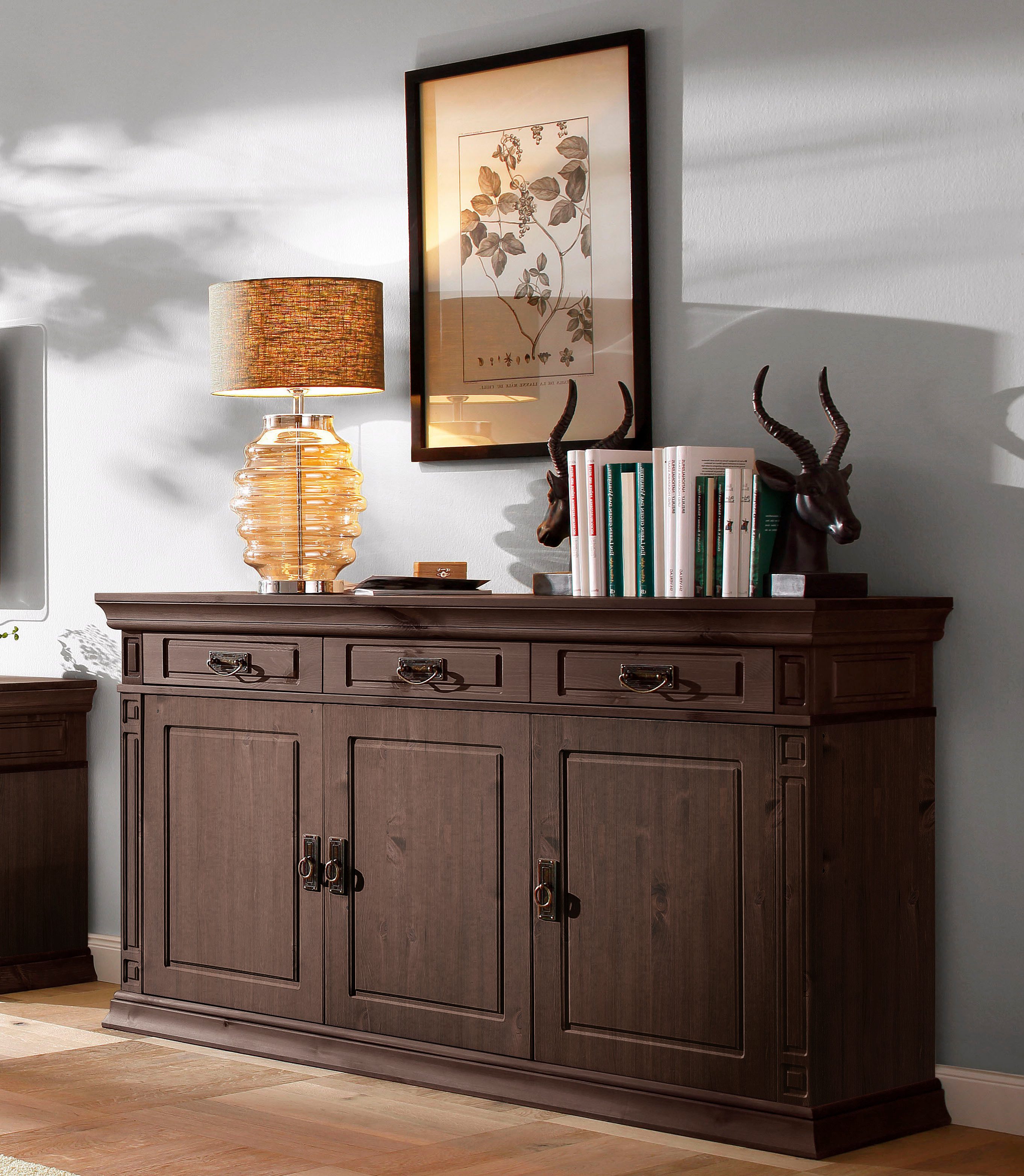 OTTO home Sideboard Vinales (B/T/H: 155/39/83 cm), Kommode, Breite 158 cm