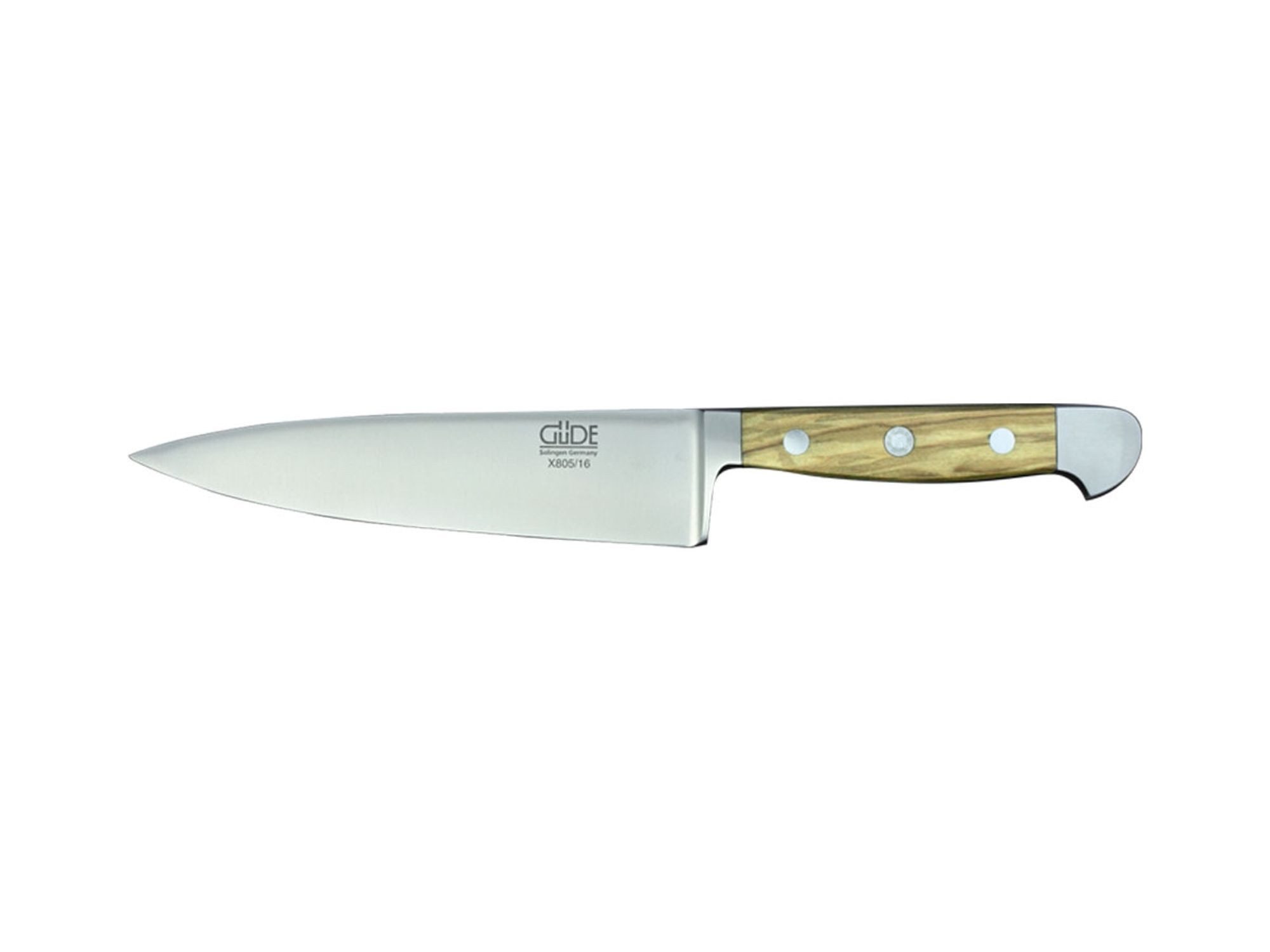 Güde Messer Solingen Kochmesser Güde Alpha Olive kleines Kochmesser, 16 cm X805/16