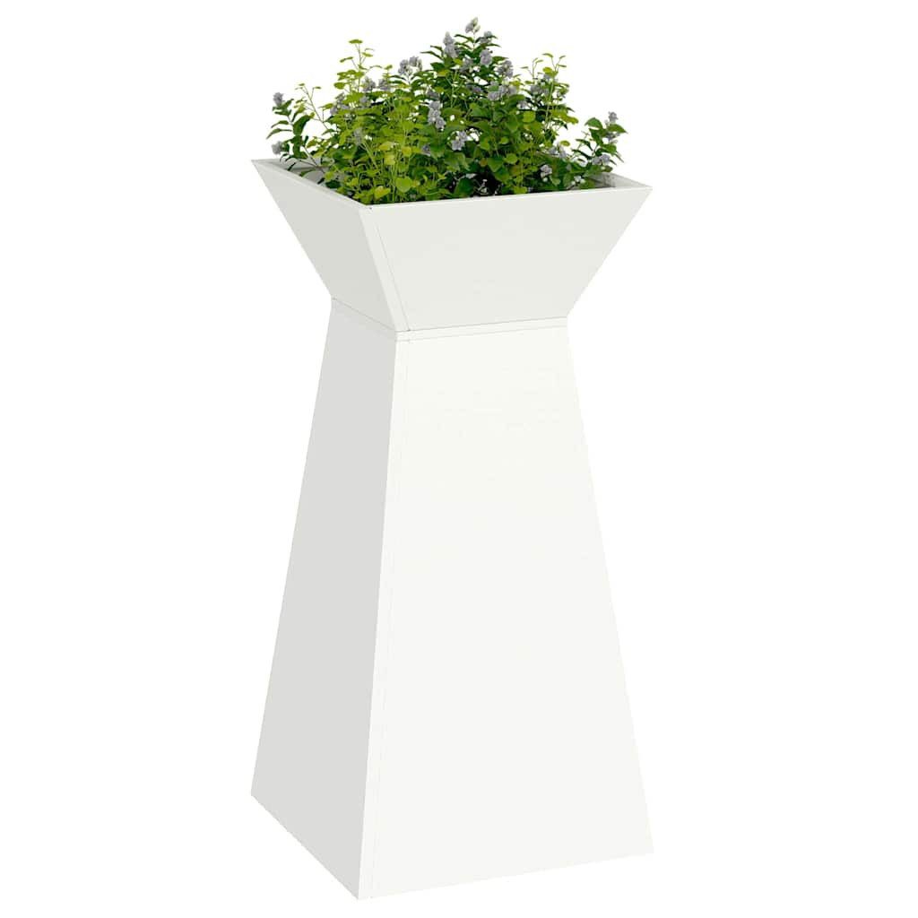 vidaXL Blumentopf Säulen Pflanzer Weiß 35 günstig online kaufen