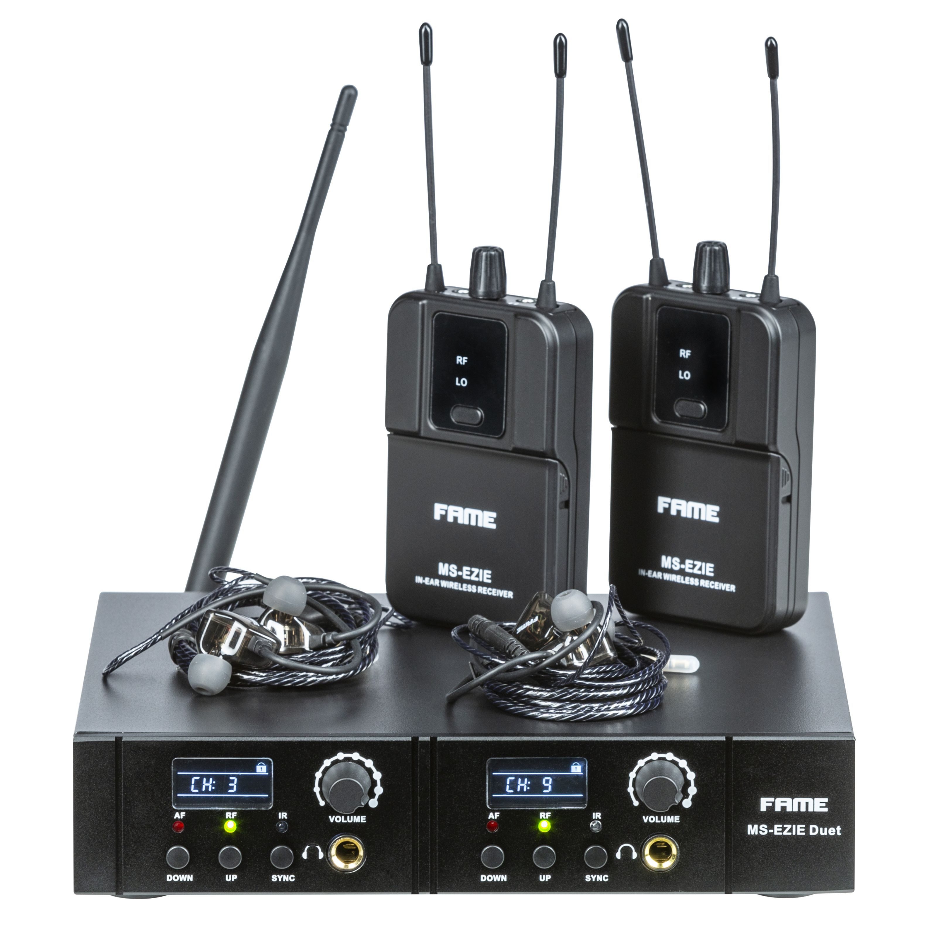 FAME In-Ear-Kopfhörer (MS-EZIE Duet C 826-832 MHz - InEar System)