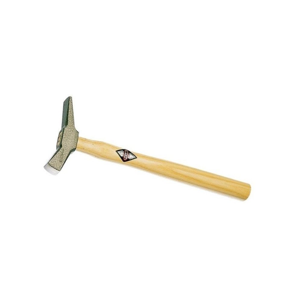 PICARD Hammer Hammer Falzhammer für Eckschaleisen 300 mm, mit Holzstiel (1-St), für Eckschaleisen