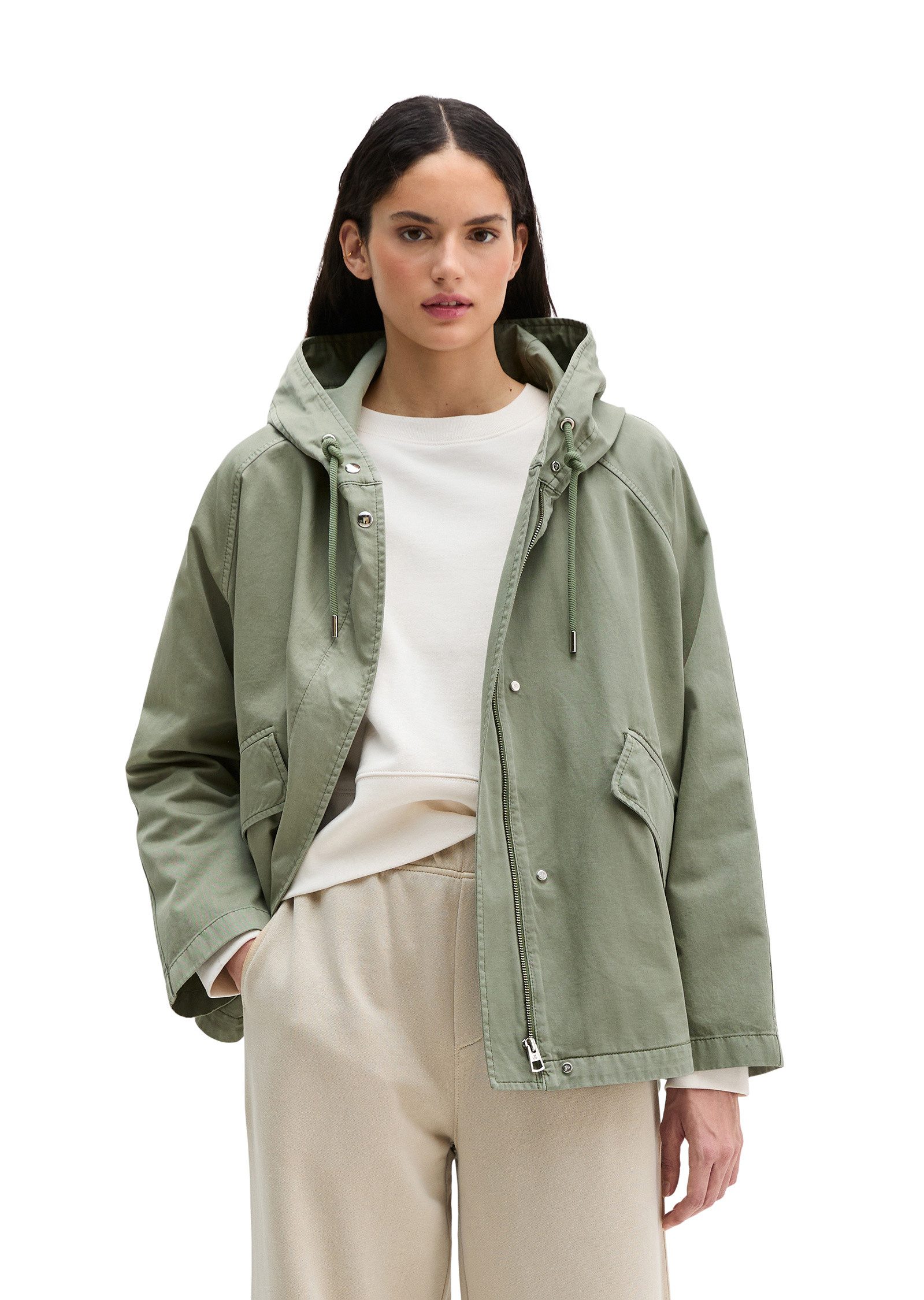 Marc O'Polo Outdoorjacke aus Organic Cotton-Twill günstig online kaufen