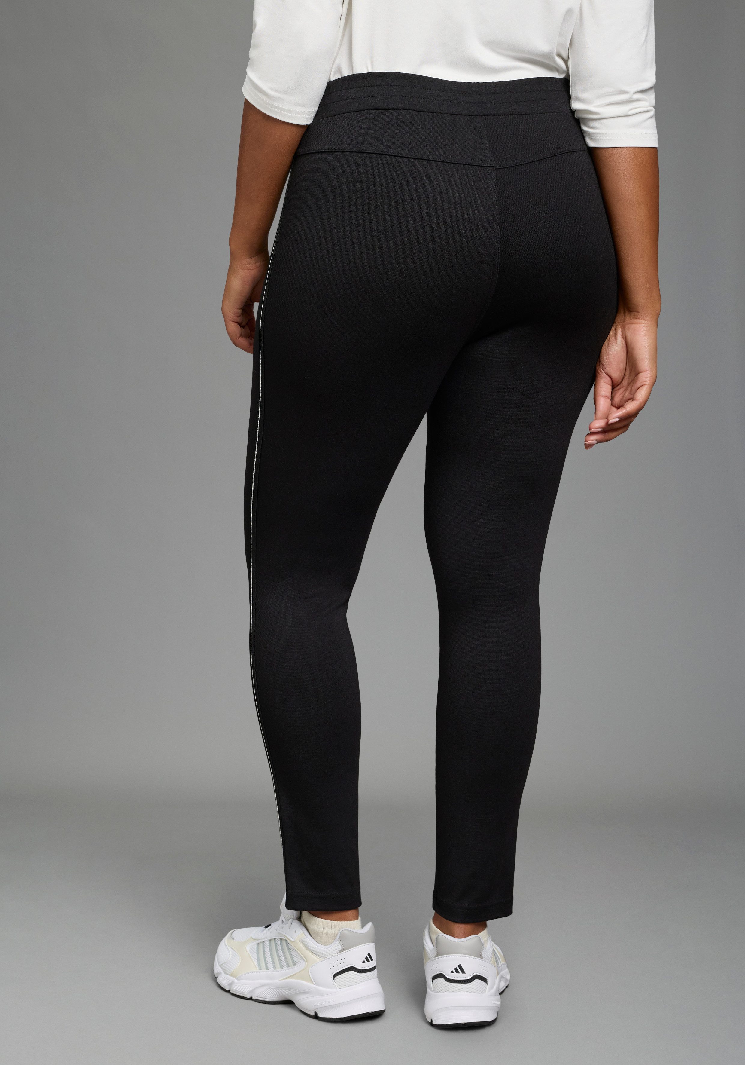 Laura Scott CURVE Jerseyhose Große Größen mit Sattelnaht hinten für gute Passform – Bild 2 von 5