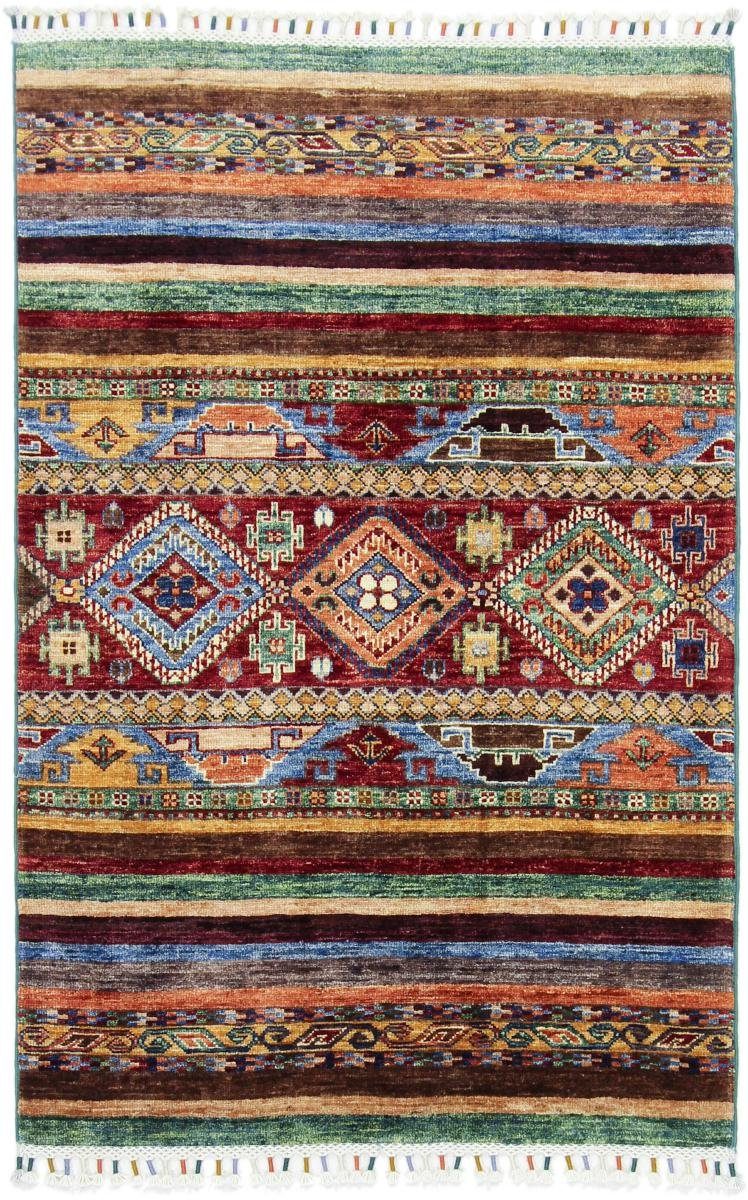 Orientteppich Arijana Shaal 87x131 Handgeknüpfter Orientteppich, Nain Trading, rechteckig, Höhe: 5 mm