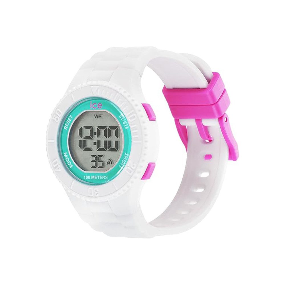 ice-watch Digitaluhr Ice-Watch Ice Digit White Turquoise (S) 021270, Ice-Watch Ice Digit White Turquoise (S)