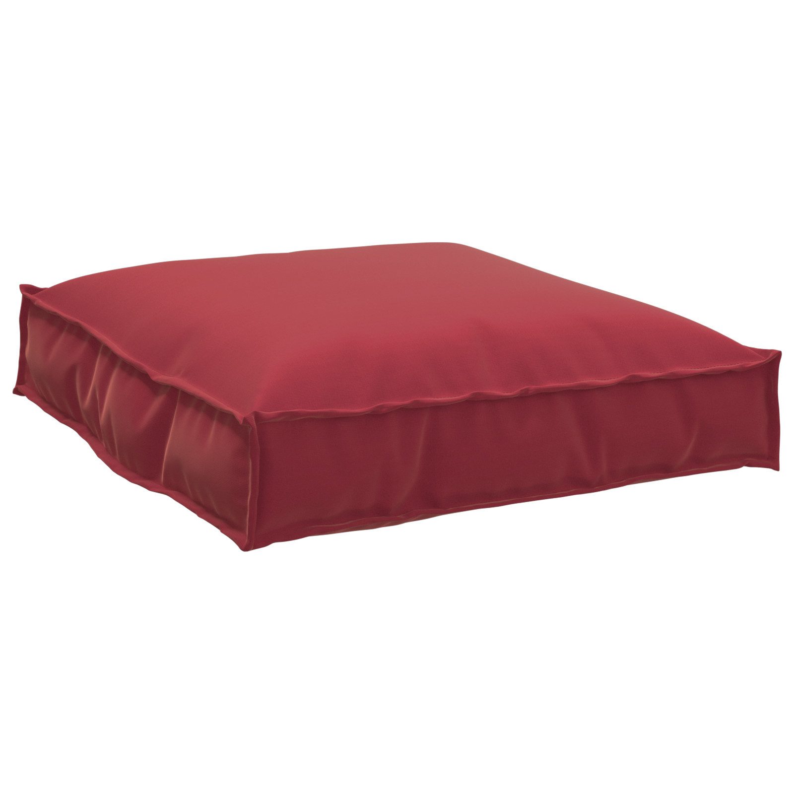 vidaXL Sitzauflage Paletten-Sitzkissen Weinrot 70x70x12 cm günstig online kaufen