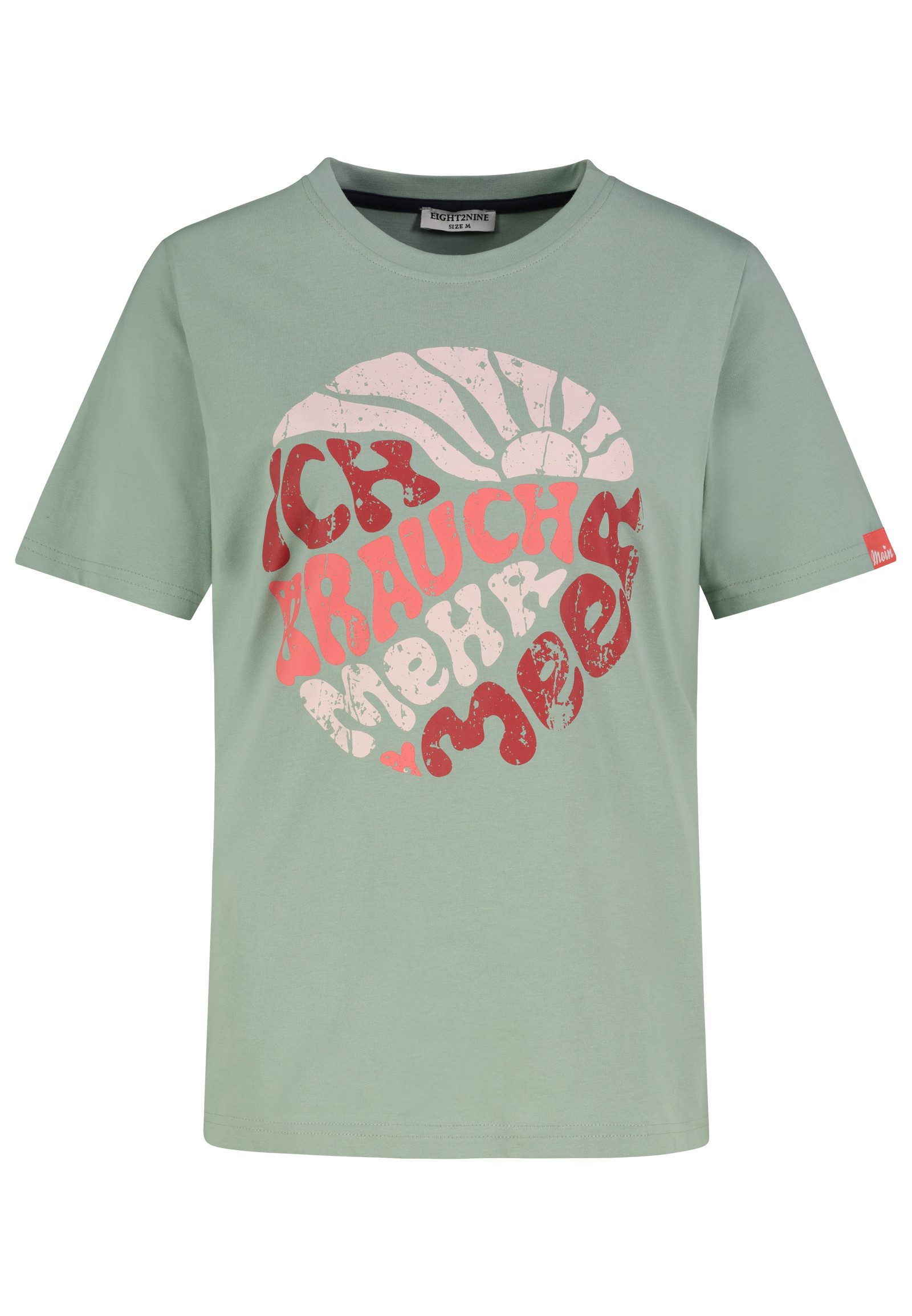 T-Shirt Damen Baumwollshirt mit Küstenprints