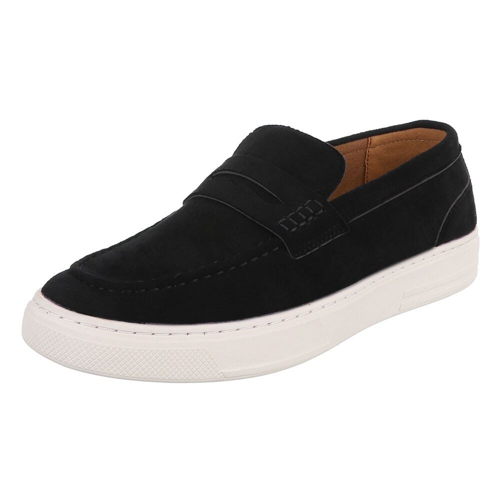 Coolwalk Herren Slip-On Mokassin-Slipper mit Komfortsohle Slipper (91563700) Flach Slipper in Schwarz