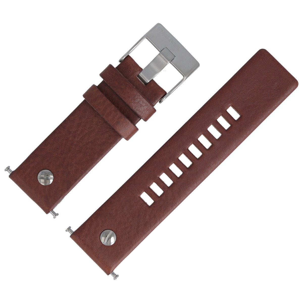 Uhrenarmband 24mm Leder Braun DZ-7258
