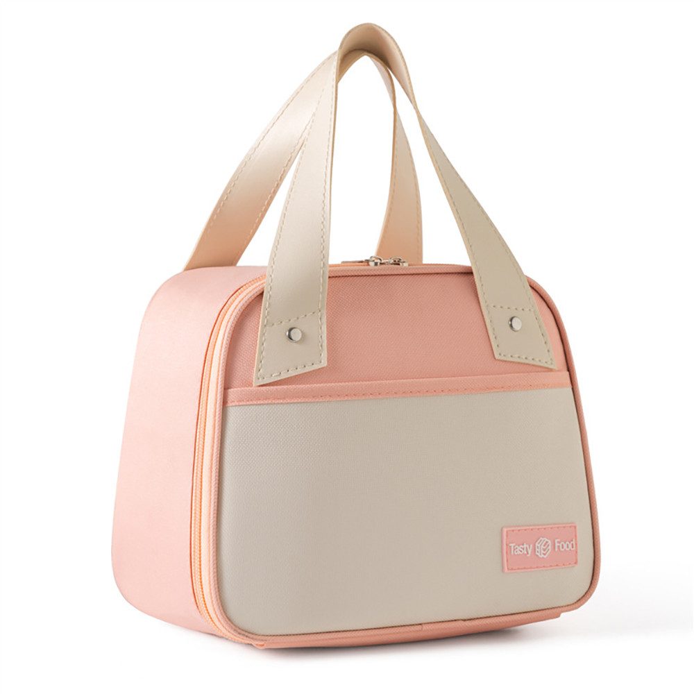 Agger Kühltasche Kühltasche Faltbar mit Folienfutter, Lunchbox Tasche, Lunchtasche, Isoliert, Tragbar Lunchbag für Arbeit, Camping oder Reise Mittagessen