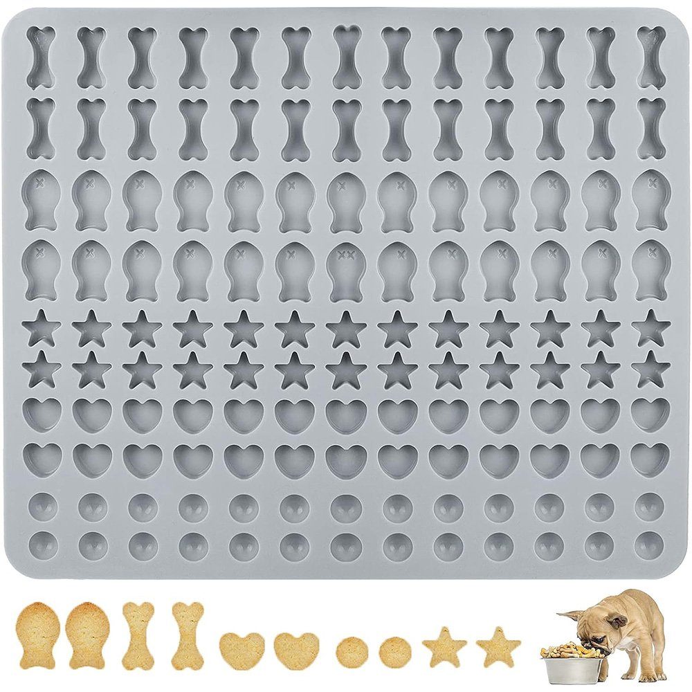 zggzerg Backmatte Backmatte Hundekekse, Silikon Backform für Hundekekse und Leckerlis