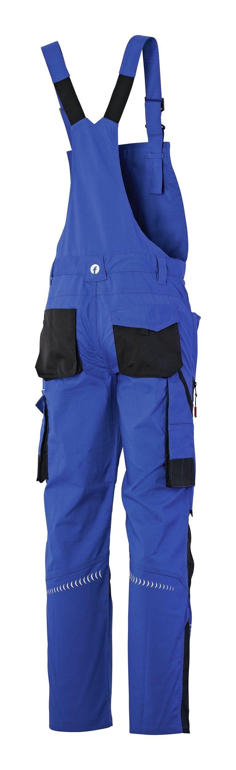 fortis Latzhose Herren Performance kornblau/schwarz