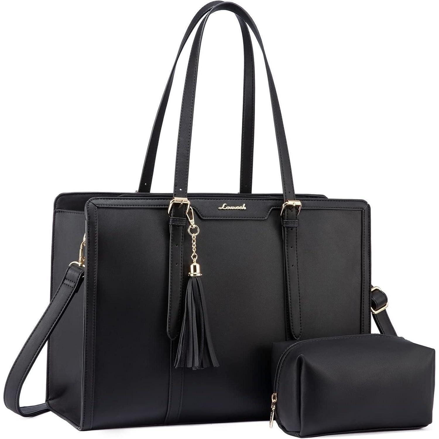 LuxusKollektion Laptoptasche Laptoptasche Damen 17 Zoll Handtasche Umhängetasche Kunstleder Tote