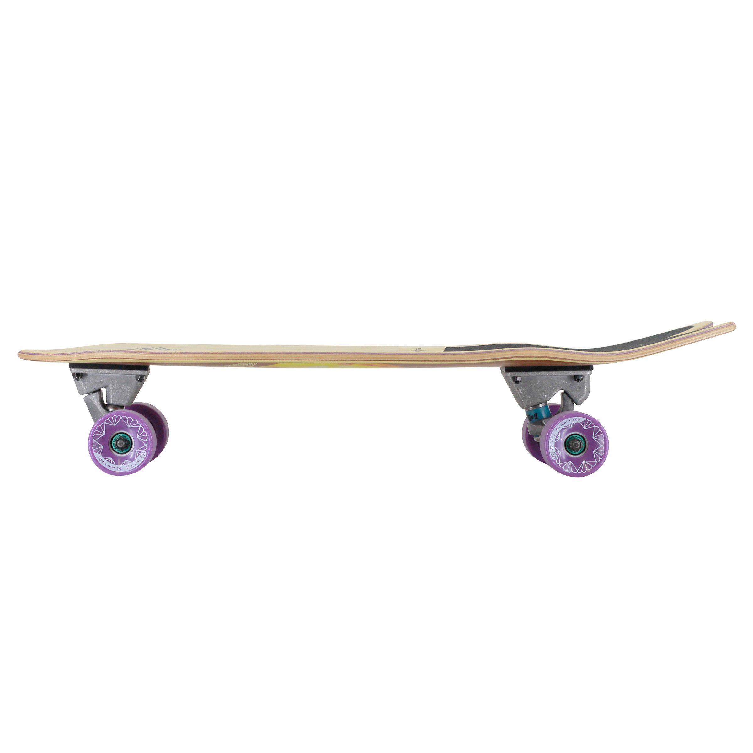 BTFL Skateboard BETH - kurzes Surfskate mit Kicktail (1-St)