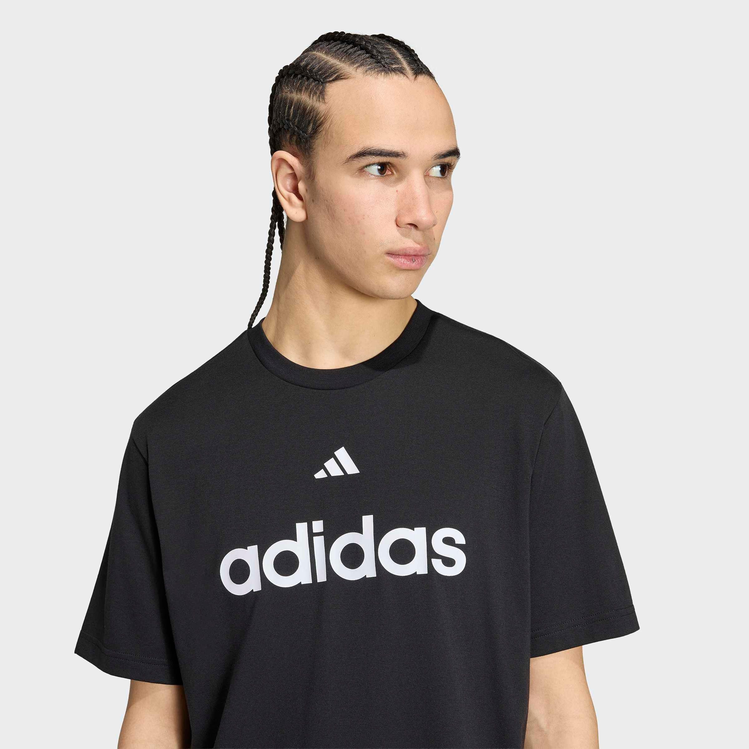 adidas Sportswear T-Shirt M HOT AO T mit Rundhalsausschnitt, ohne Verschluss, normale Länge