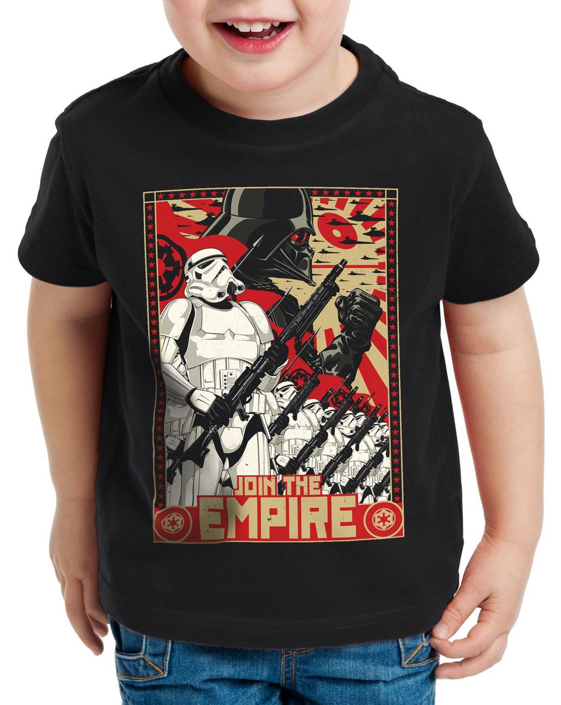 style3 Print-Shirt Kinder T-Shirt Join the Empire imperium sturmtruppen