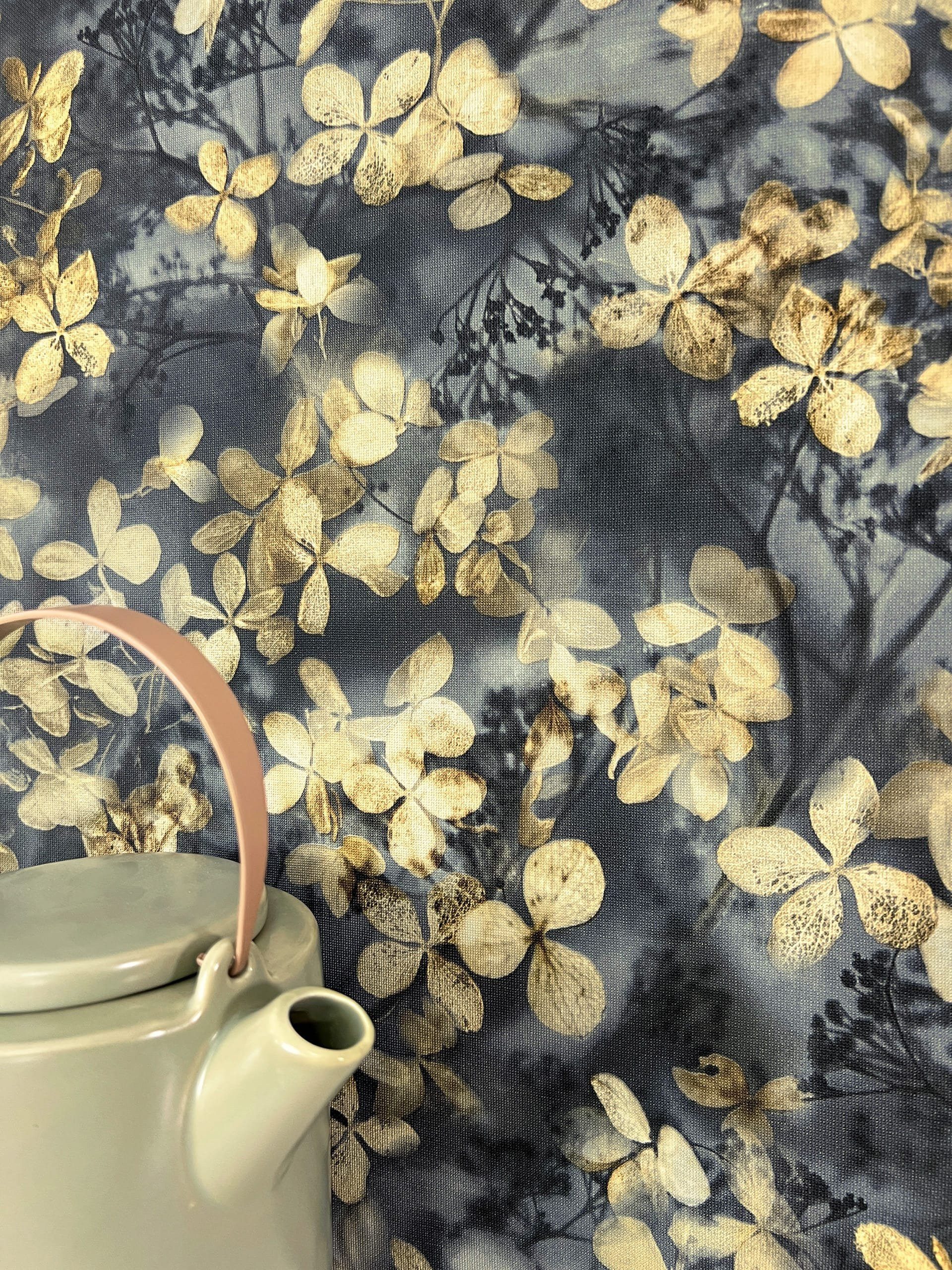 Newroom Vliestapete, Schwarz Tapete Floral Blätter günstig online kaufen