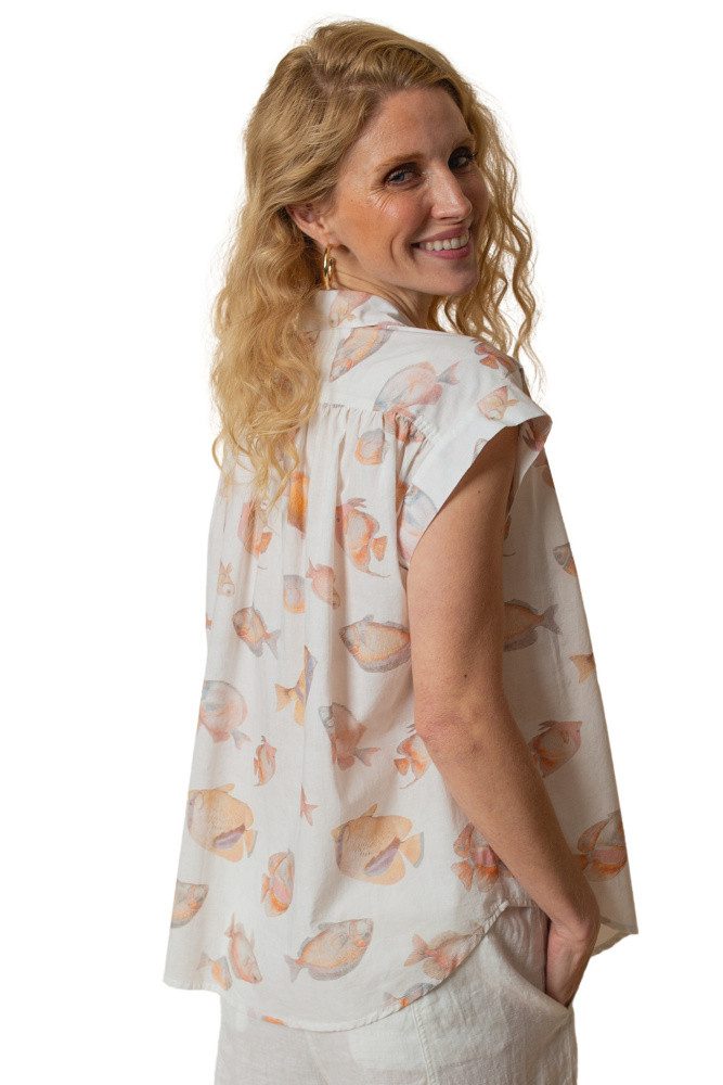 Emily Van Den Bergh Schlupfbluse Damenbluse 8956-630