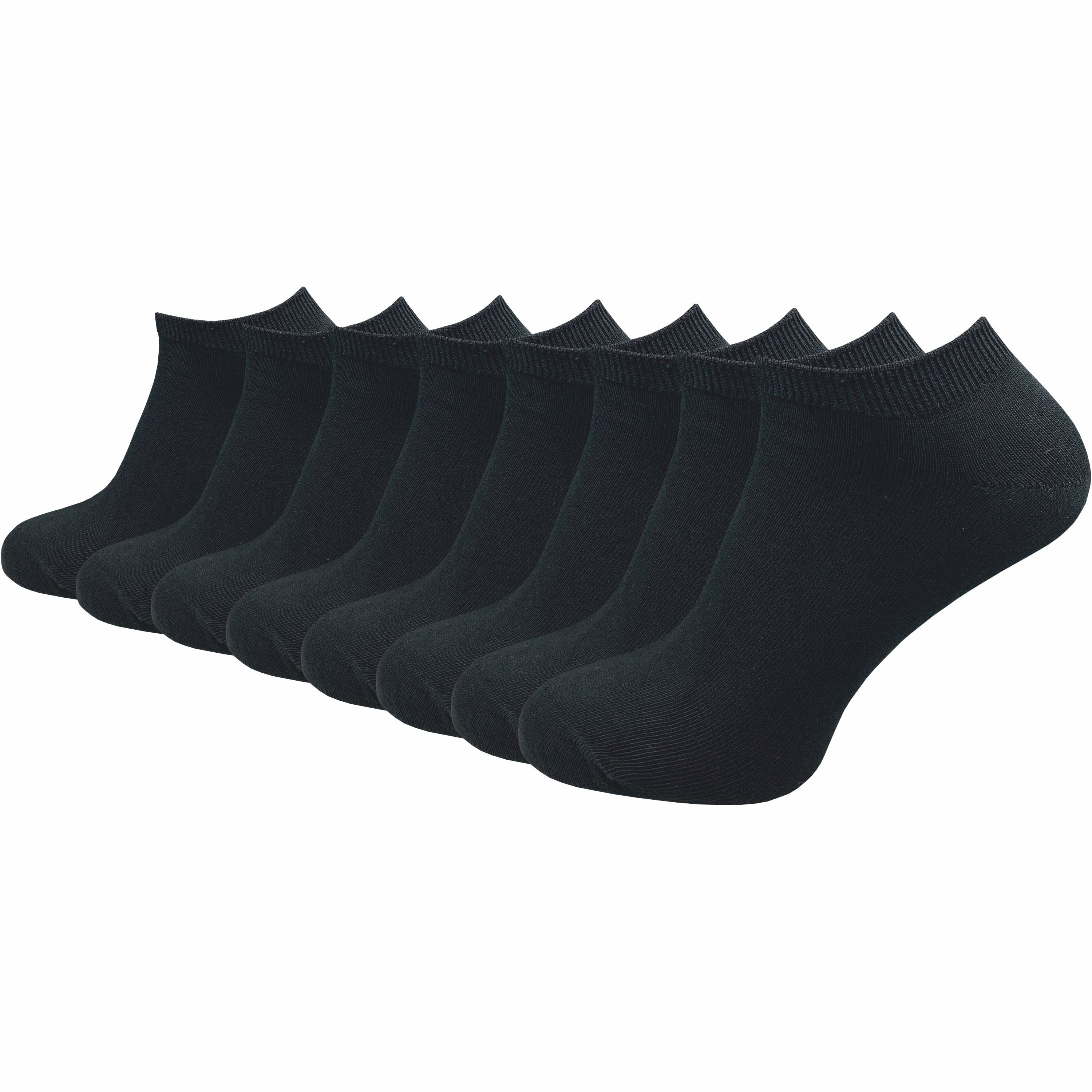 GAWILO Sneakersocken "Natur" für Damen & Herren aus 100% Baumwolle u.a. in grau & blau (8 Paar) angenehmer, enganliegender Sitz - bitte eine Nummer größer bestellen