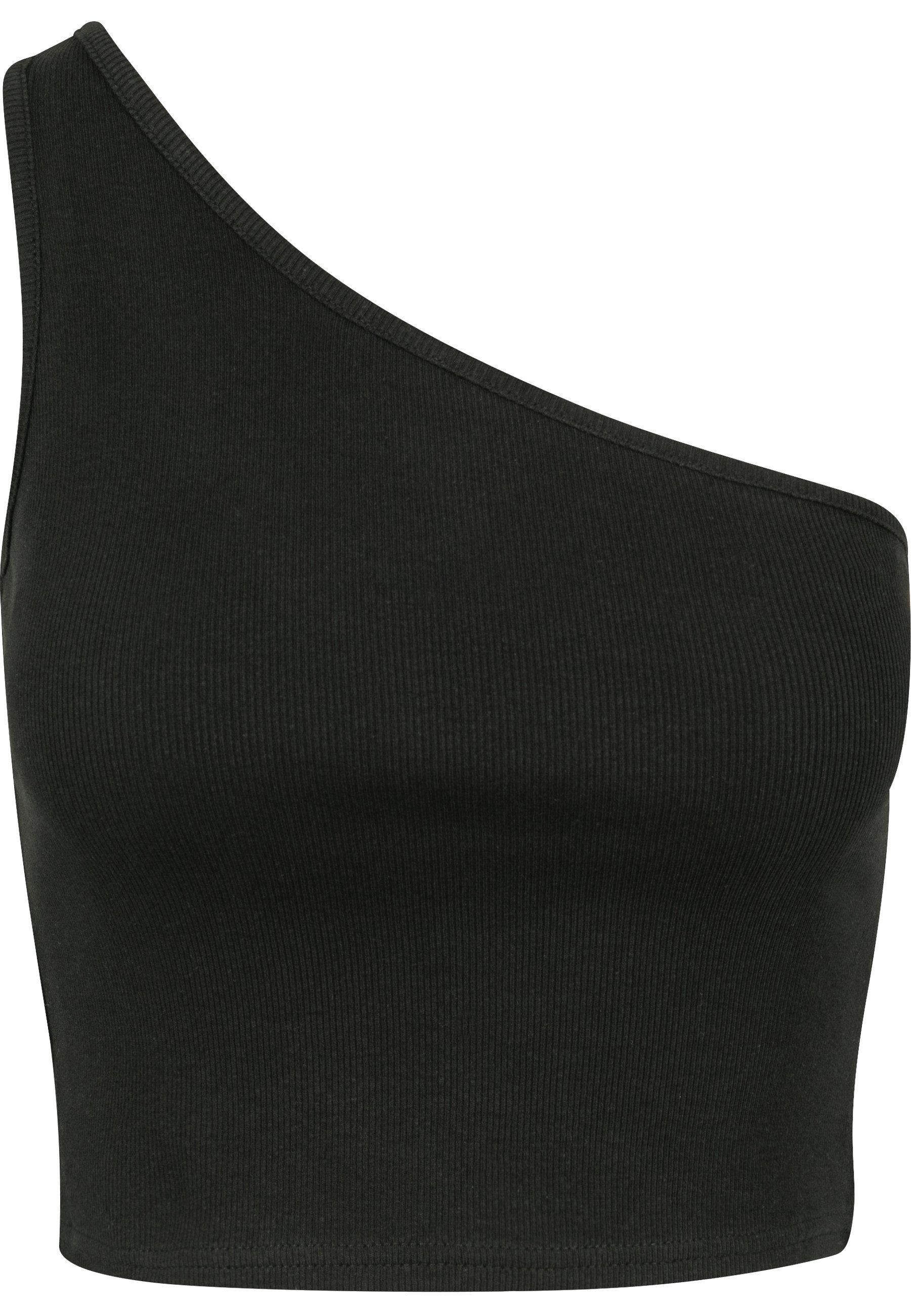 URBAN CLASSICS Tanktop Urban Classics Damen Ladies Cropped Asymmetric Top (1-tlg)