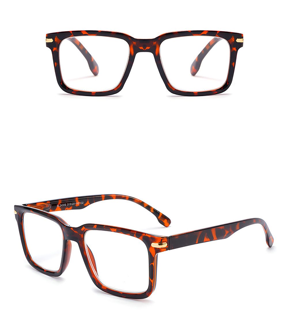 PACIEA Lesebrille Damen Herren Oversized Vollrand Anti Blaulicht Mode