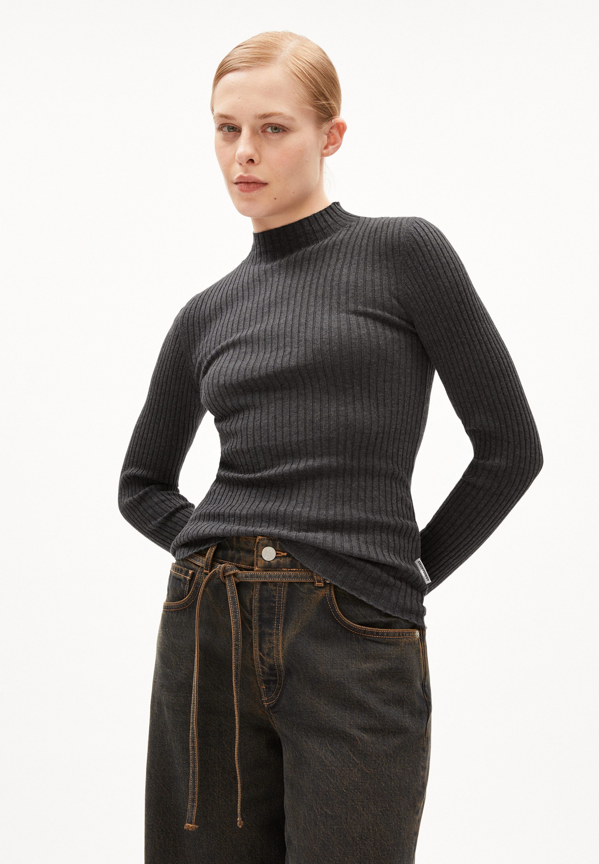 Armedangels Strickpullover ALAANIA Pullover Slim Fit günstig online kaufen