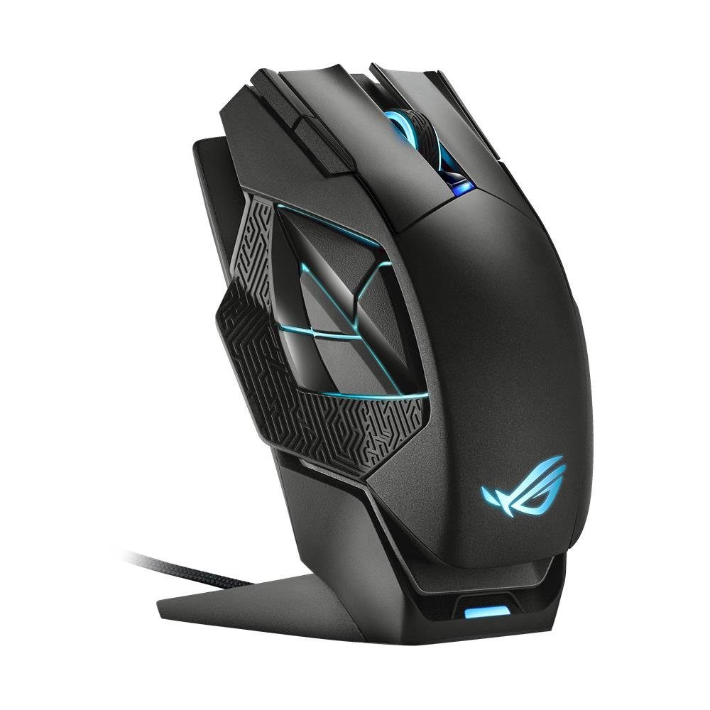 ASUS ROG Spatha X Maus Gaming Rechts RF Wireless + USB Type-C Optisch 19000 DPI