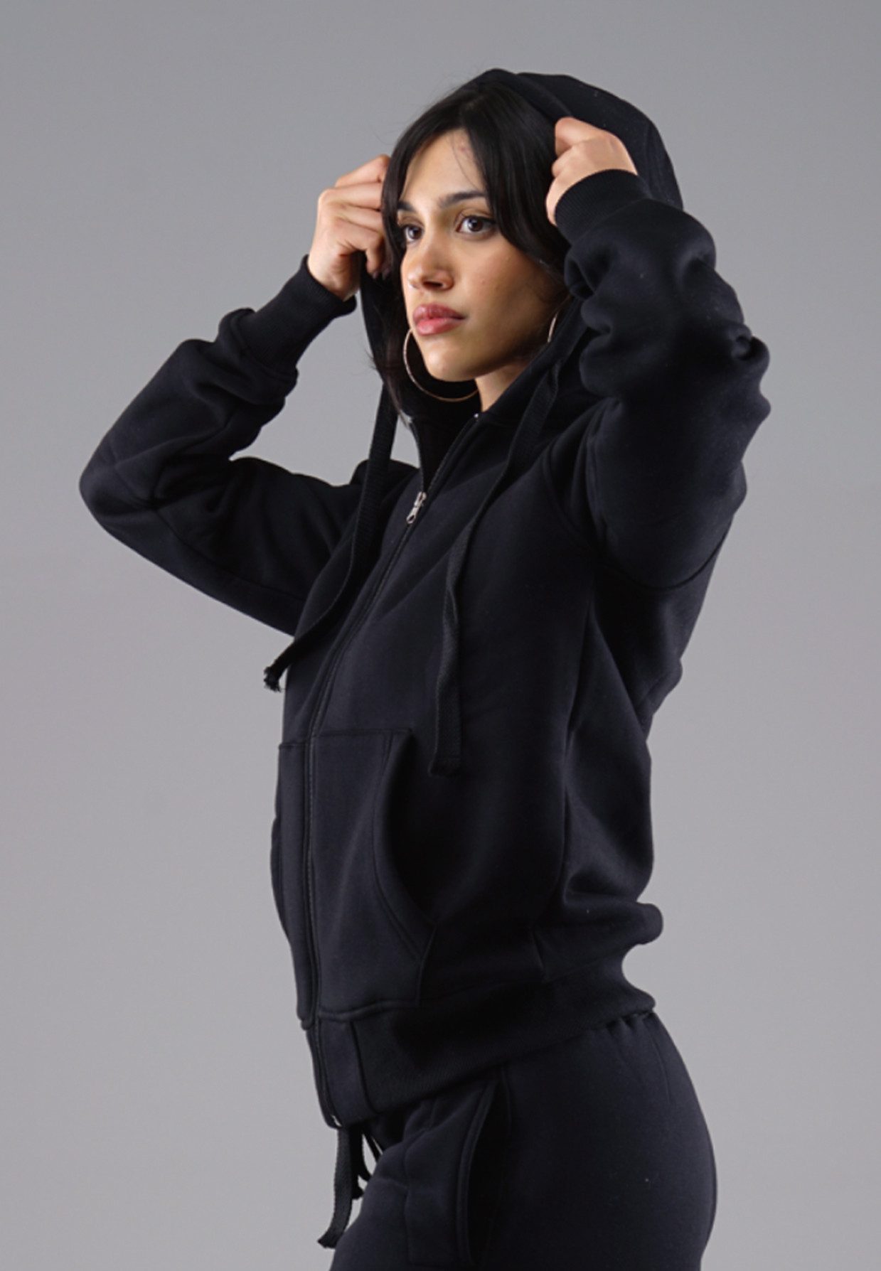 PICALDI Jeans Sweatjacke Zip Hoodie Hustle Damen mit Kapuze günstig online kaufen