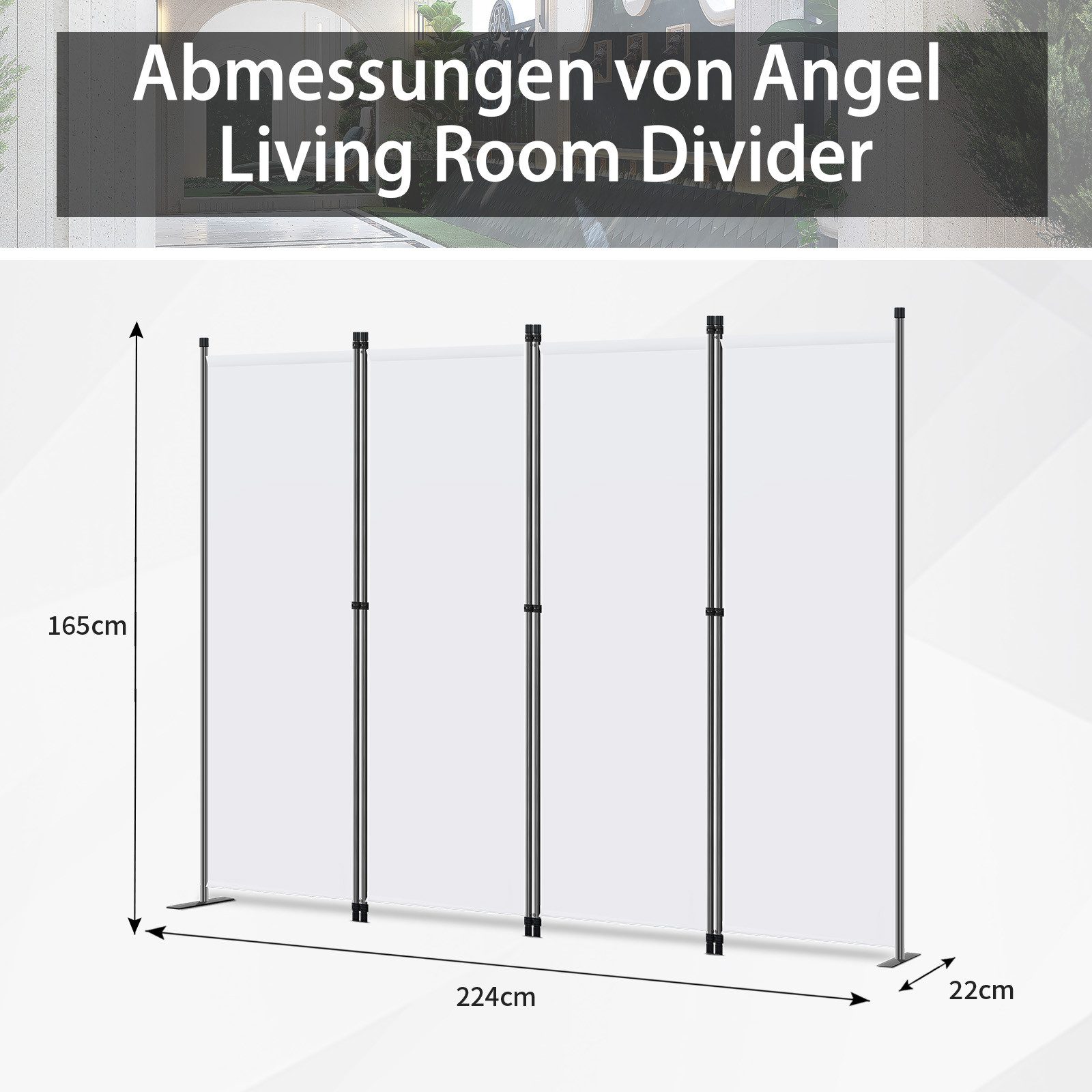Angel Living Paravent Faltbarer Sichtschutz und günstig online kaufen