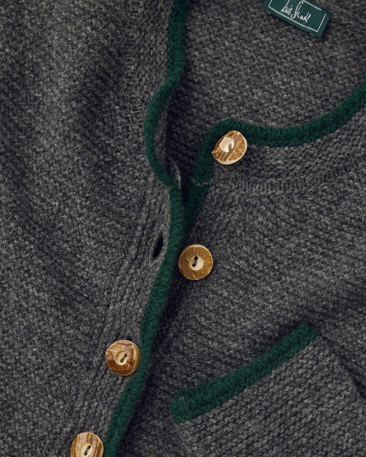 Luis Steindl Trachtenjacke Links-Links-Strickjacke