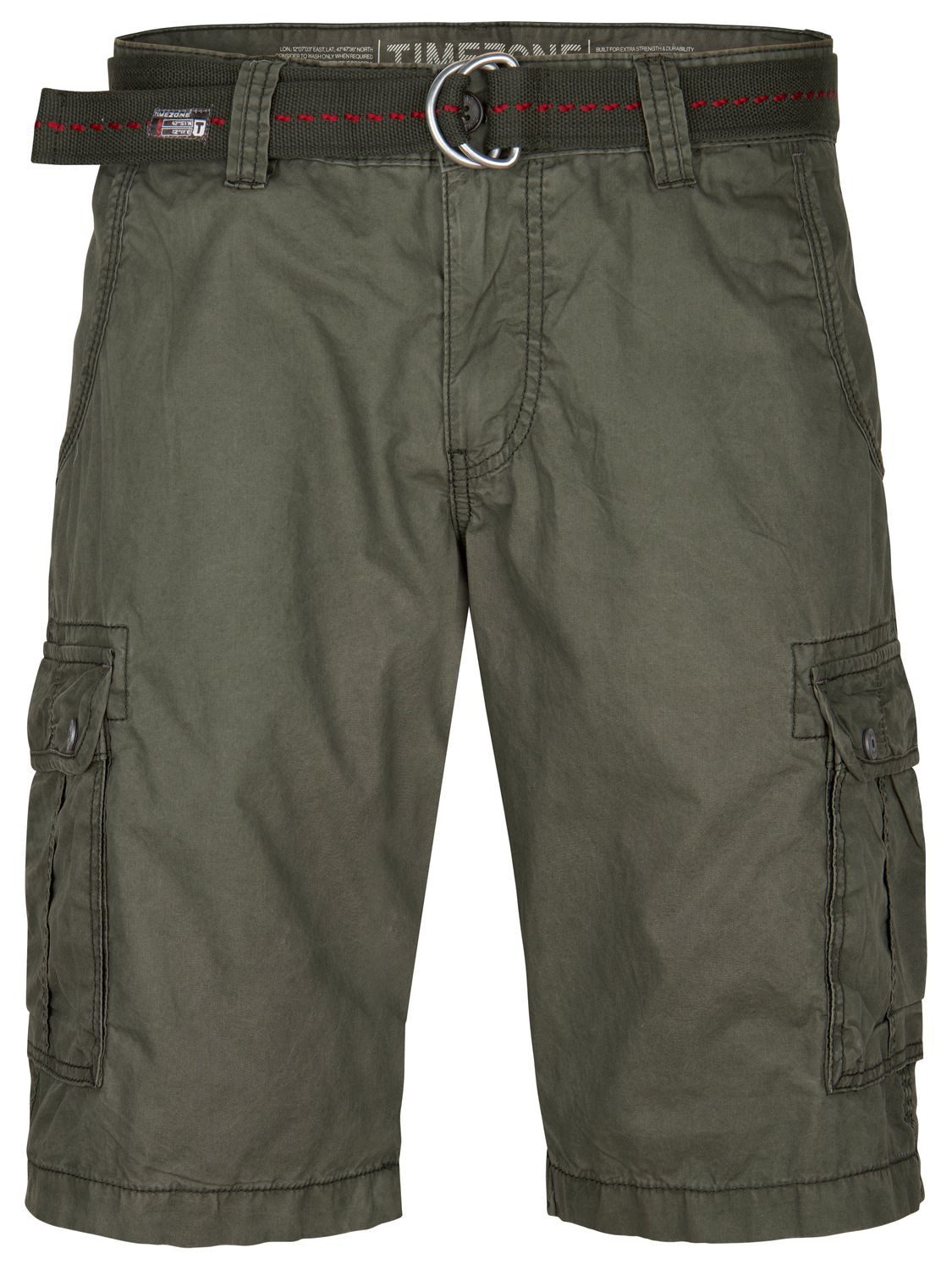 TIMEZONE Cargoshorts Herren Shorts MaguireTZ Regular Fit Bermudashorts mit Gürtel