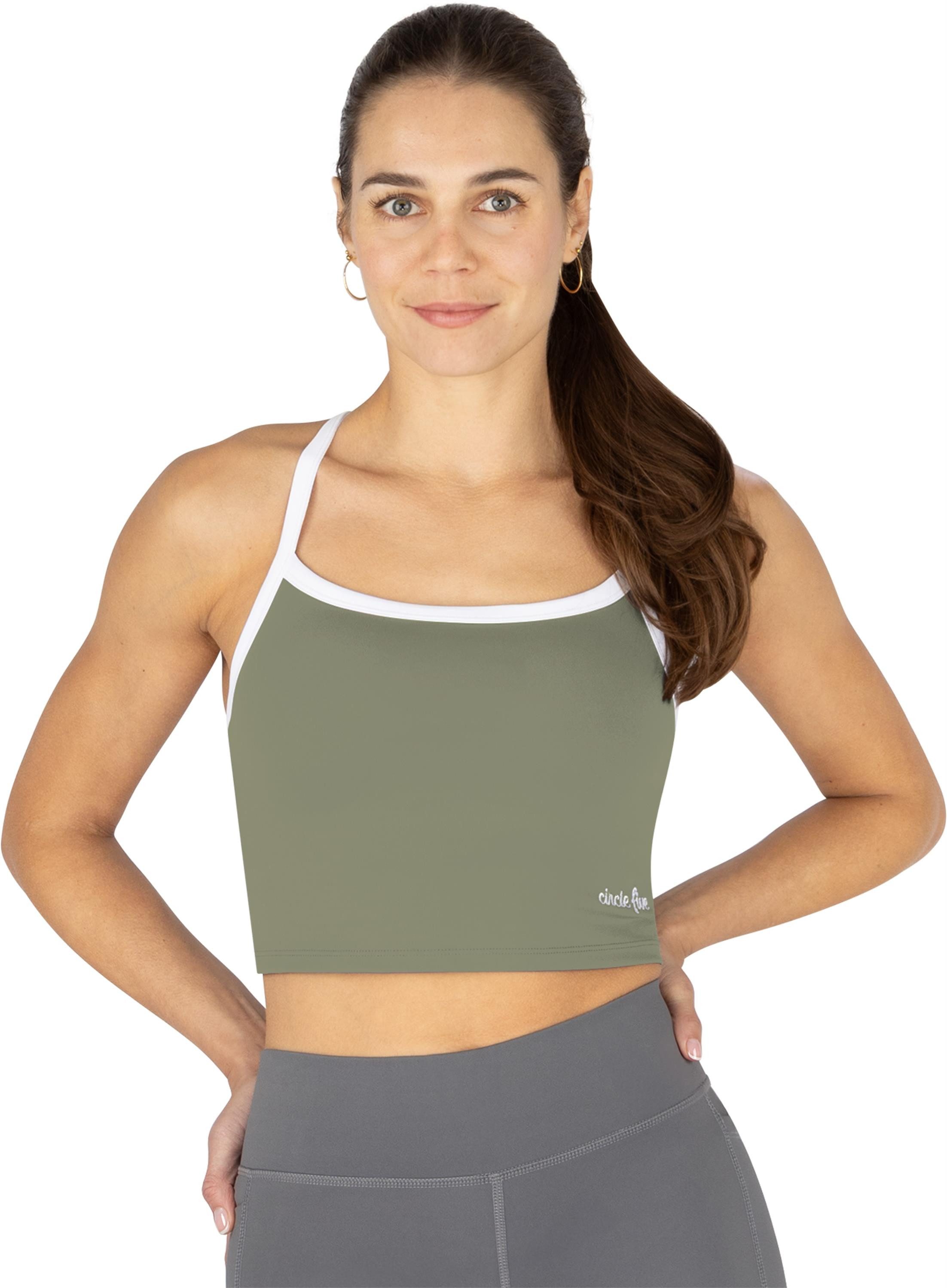 Circle Five Sportanzug, Tank Top und Trainingstights mit zwei Handytaschen im Set.