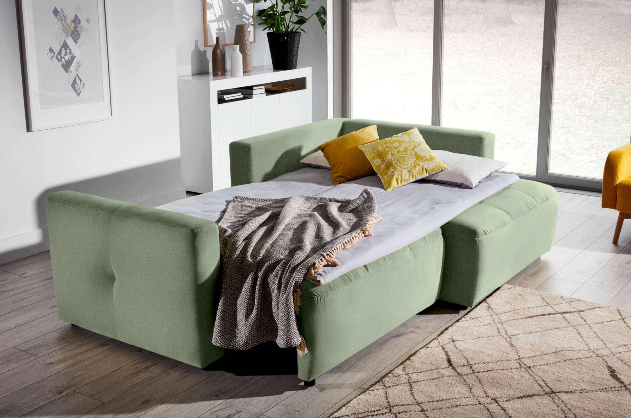 Stylefy Ecksofa Lucas, L-Form, Eckcouch, rechts bestellbar, links Raum oder stellbar, mane frei im mit Design Bettfunktion, Modern