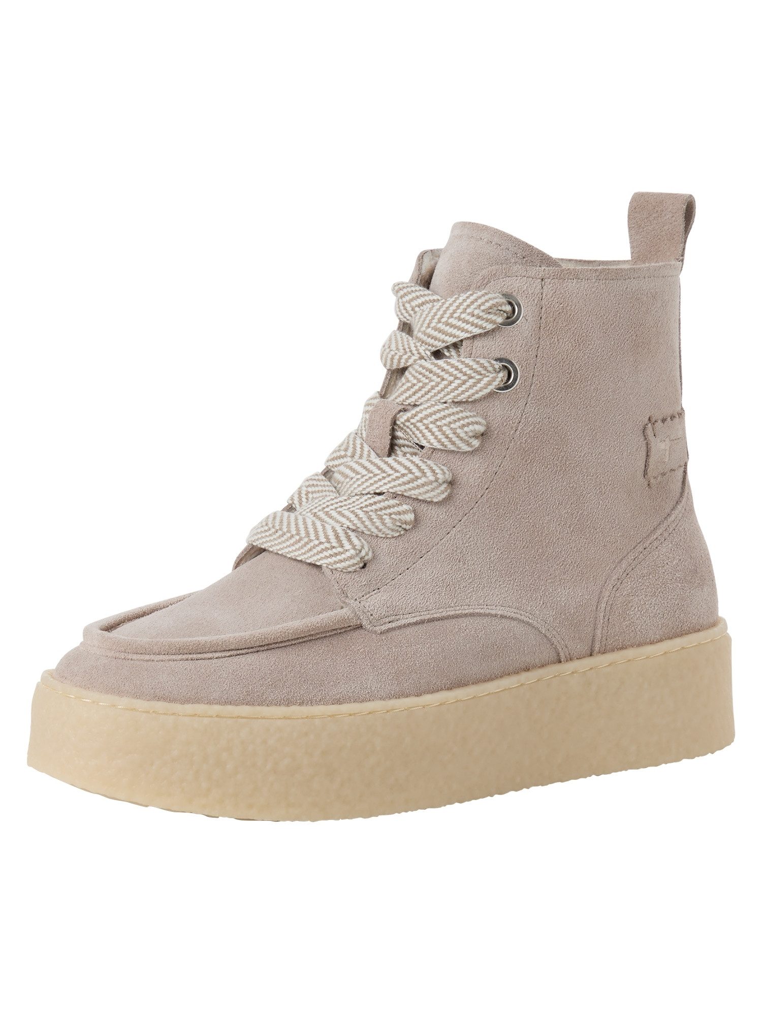 Tamaris COMFORT-Lining, Removable Sock aus Leder Schnürstiefelette COMFORT-Lining