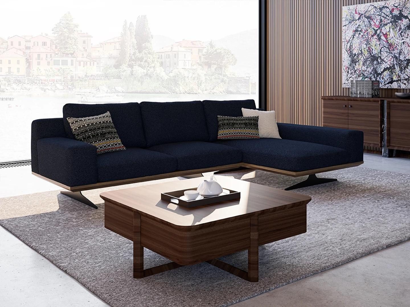 Xlmoebel Ecksofa Designer-Ecksofa in L-Form mit Relax-Funktion und elegantem Design, Ecksofa, Hergestellt in Europa
