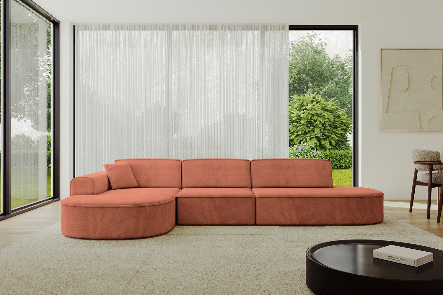 ALTDECOR Ecksofa MARI-L2, Sofa Praktische Bequeme Funktionsecke Couch L-Form Eckcouch, Corner Sofa L-Form Vielseitige Sofa Wohnlandschaft Wohnzimmer