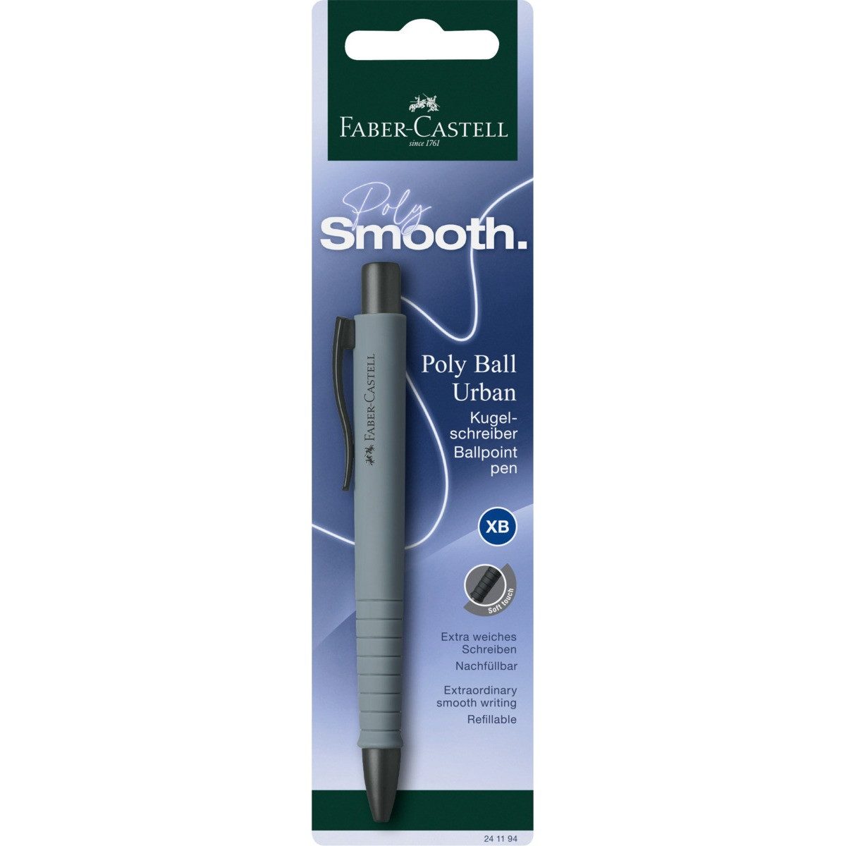 Faber-Castell Kugelschreiber Faber Castell Stift Ballpoint Pen Kugelschreiber Poly Ball Urban XB Farblich sortiert, (Einzel) – Bild 4 von 5