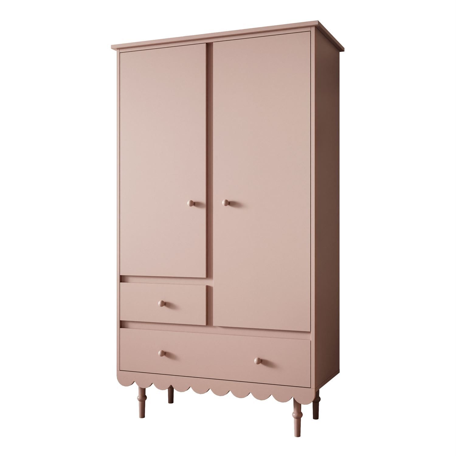 Lookway Kinderkleiderschrank BABUSHKA Zweitüriger Kleiderschrank mit günstig online kaufen