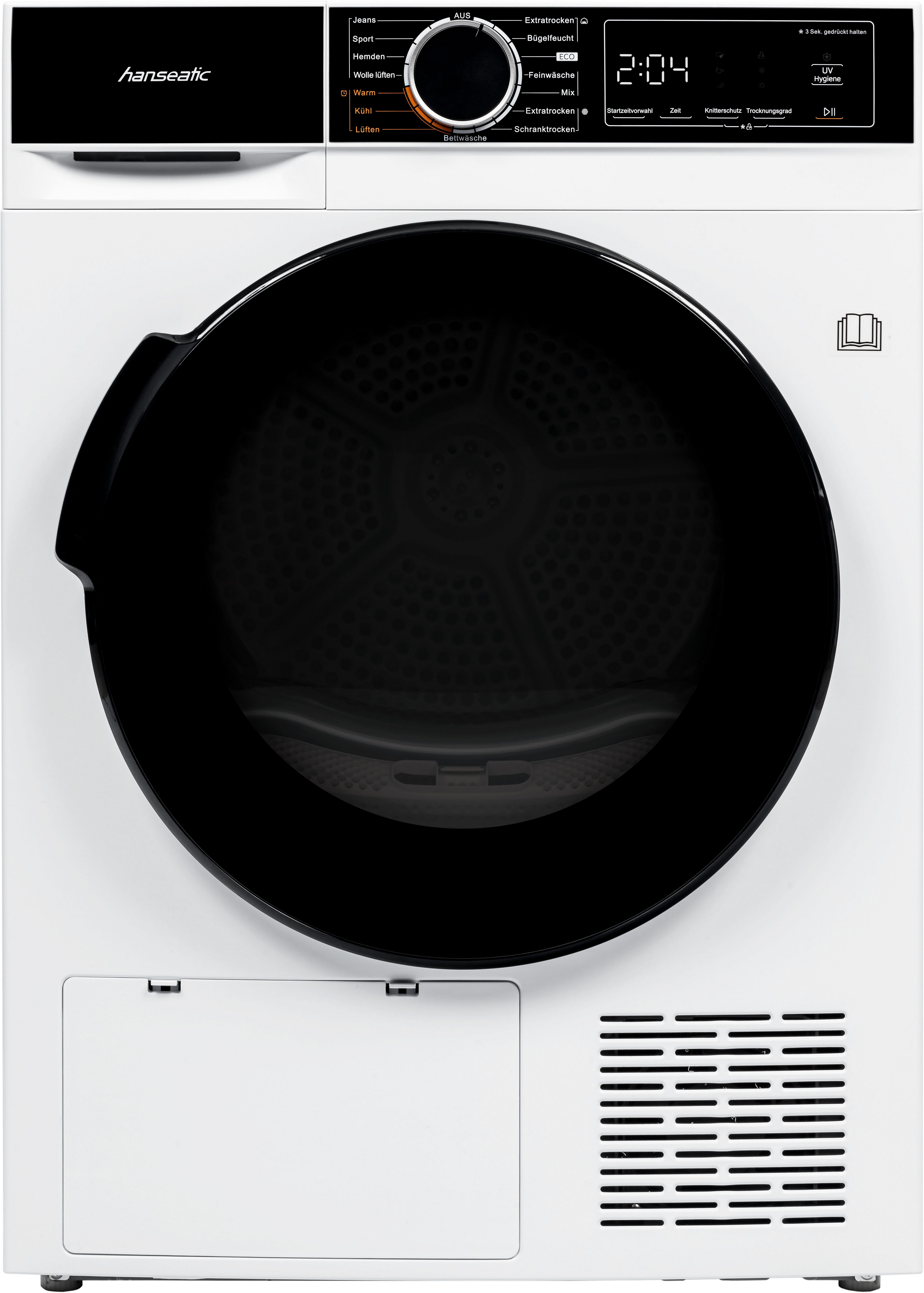 Hanseatic Wärmepumpentrockner HWT8DGT