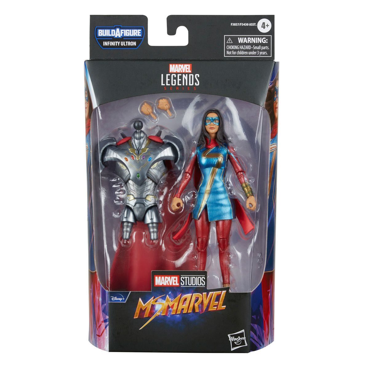 Hasbro Actionfigur Marvel Legends Series 2022 Infinity Ultron BaF: Ms. Marvel 6 Inch Acti